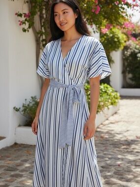 Marina Ronaldo Sport Cotton shirt dress size 8